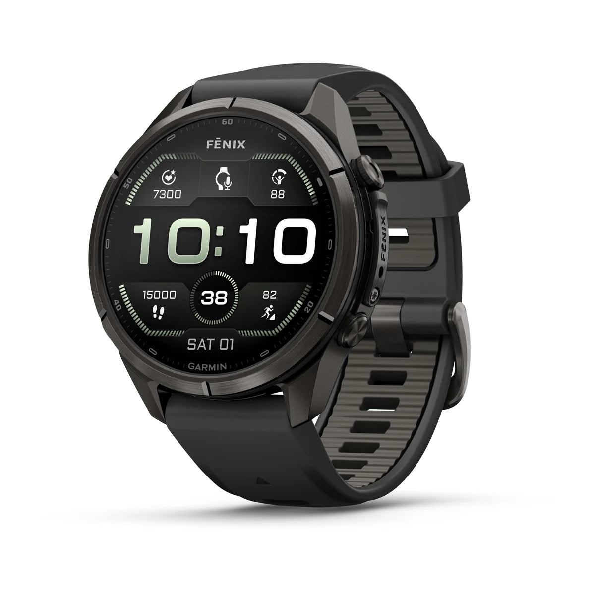 Fenix 9 Pro LTE 43mm DLC kolgrátt/svart