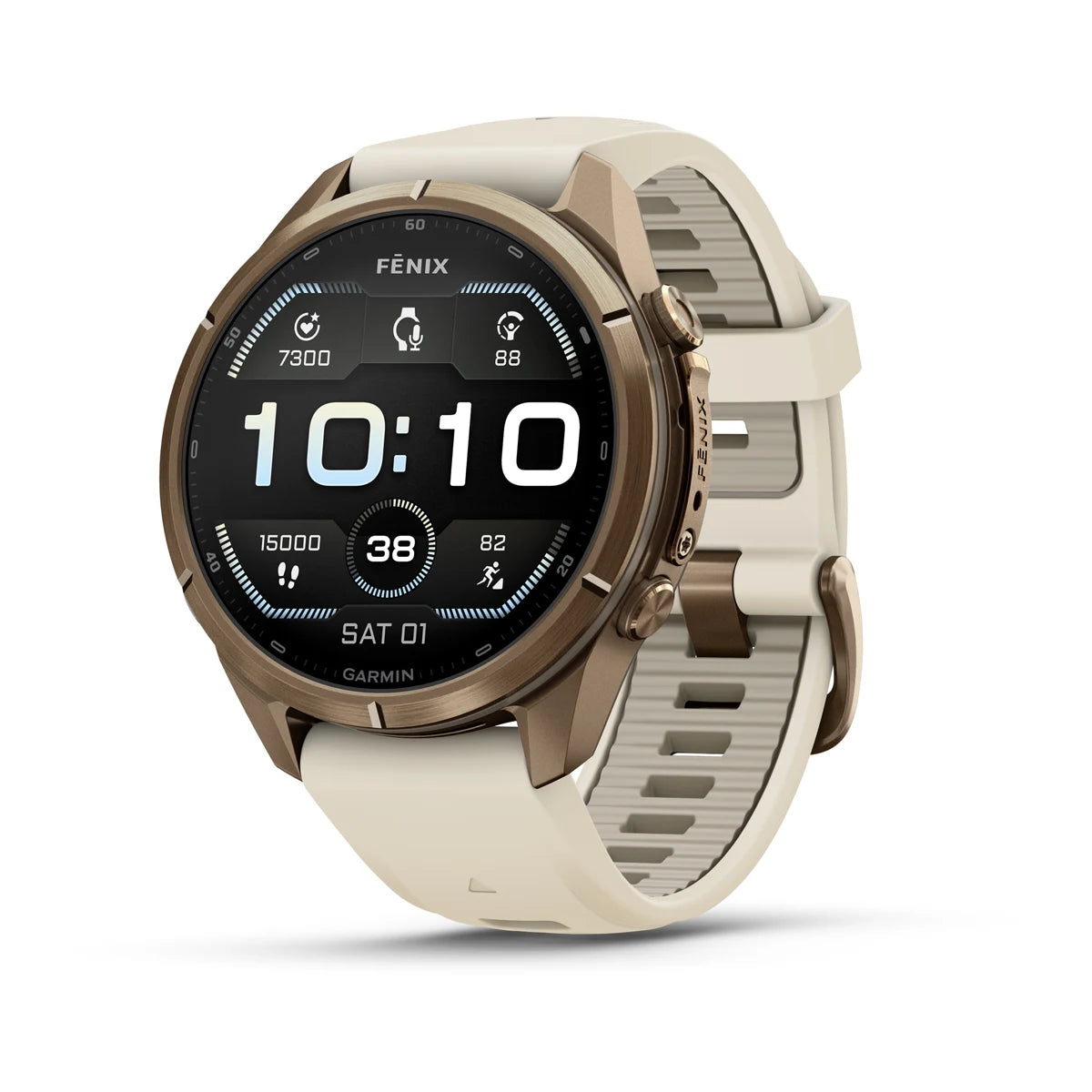 Fenix 9 Pro 43mm gyllt/kremlitað