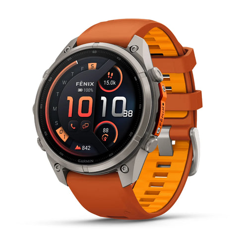 Fenix 9 Pro LTE 47mm títaníum/appelsínugult