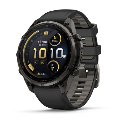 Fenix 9 Pro LTE 47mm DLC kolgrátt/svart