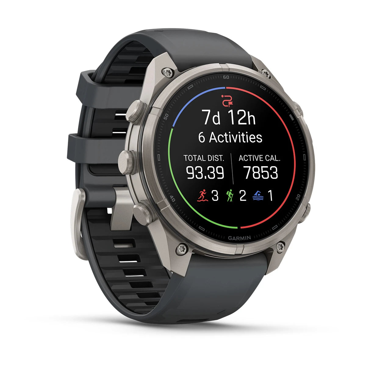 Fenix 9 Pro LTE 47mm títaníum/grafít - mynd 3