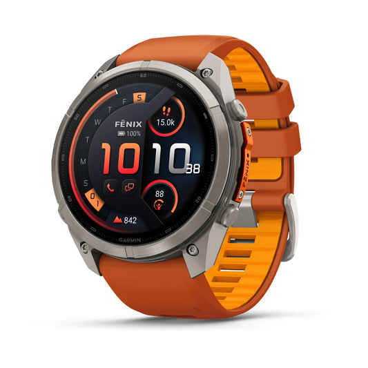 Fenix 9 Pro LTE 51mm títaníum/appelsínugult