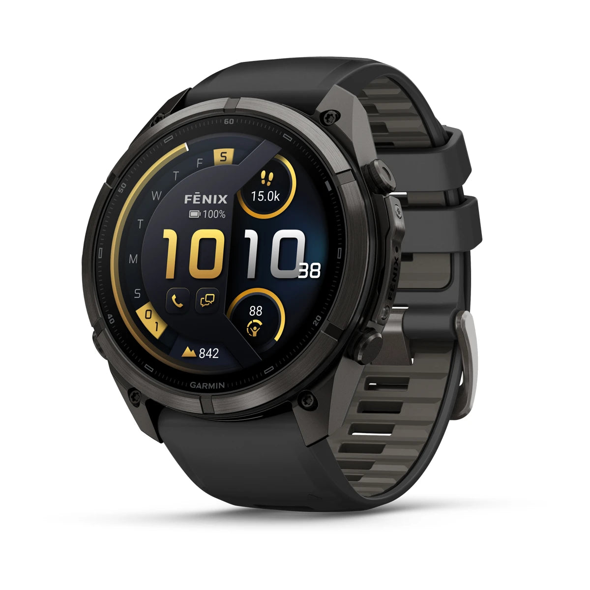 Fenix 9 Pro LTE 51mm DLC kolgrátt/svart