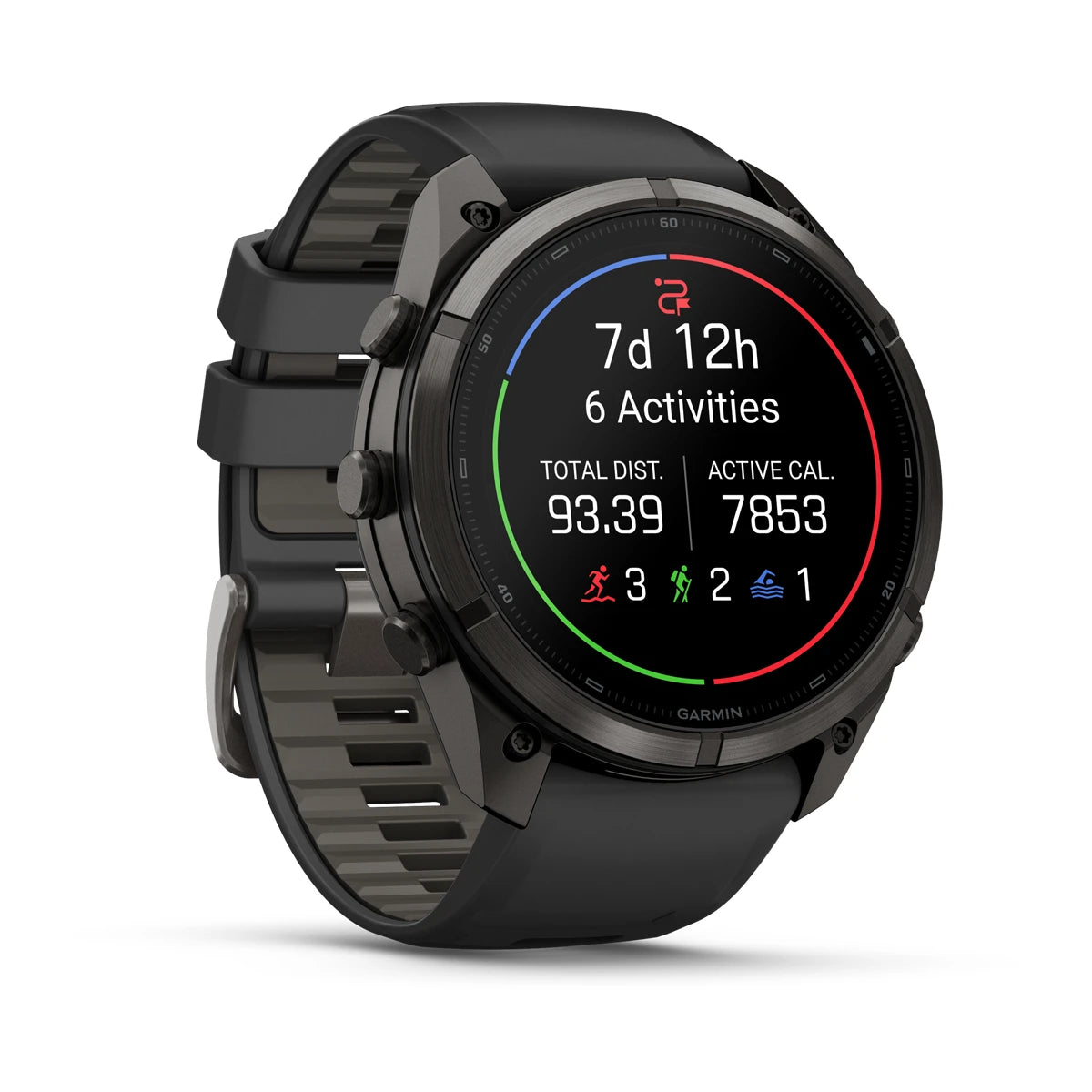 Fenix 9 Pro LTE 51mm DLC - mynd 3