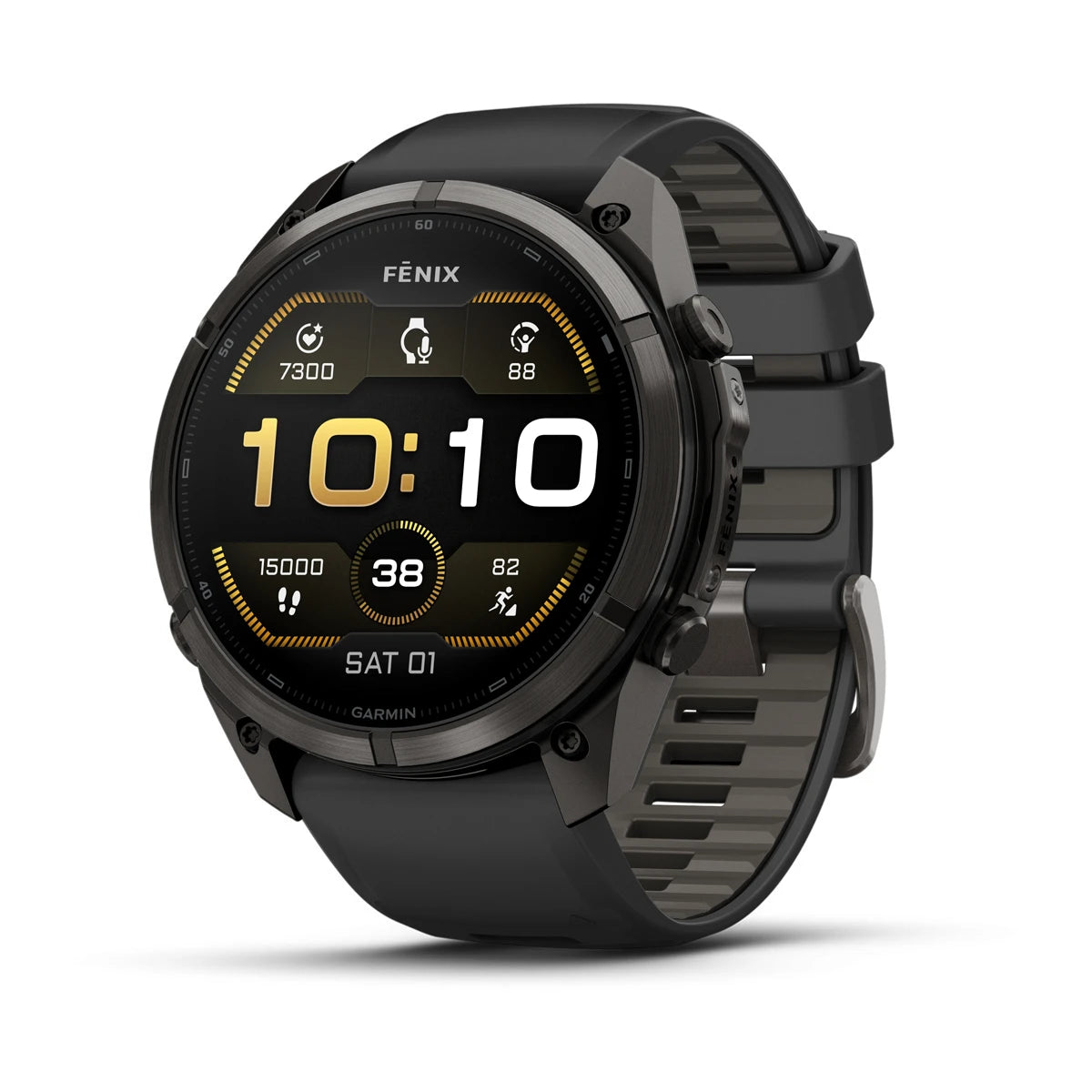 Fenix 9 Pro 51mm DLC kolgrátt/svart