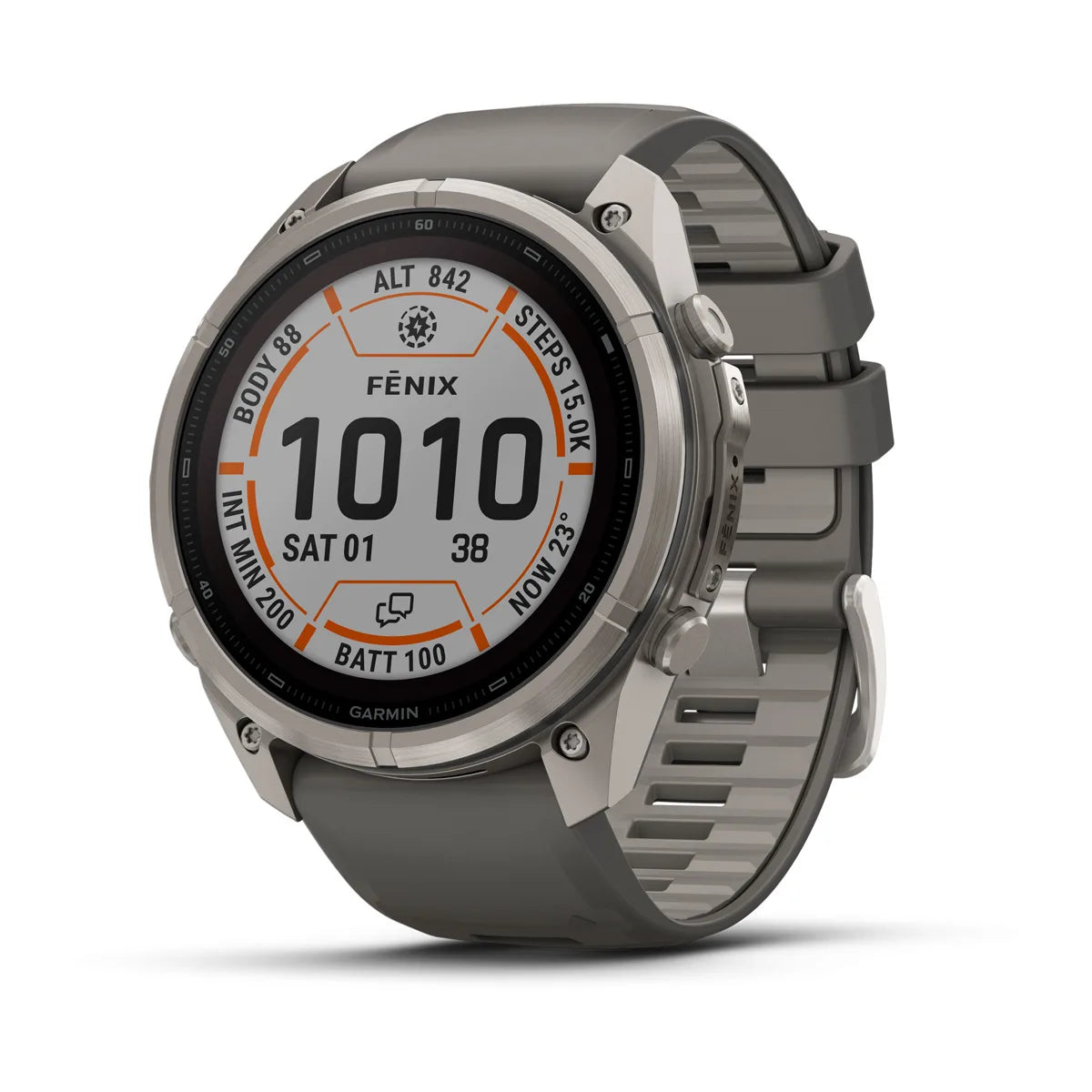 Fenix 9 Pro LTE Solar 51mm títaníum/völugrátt