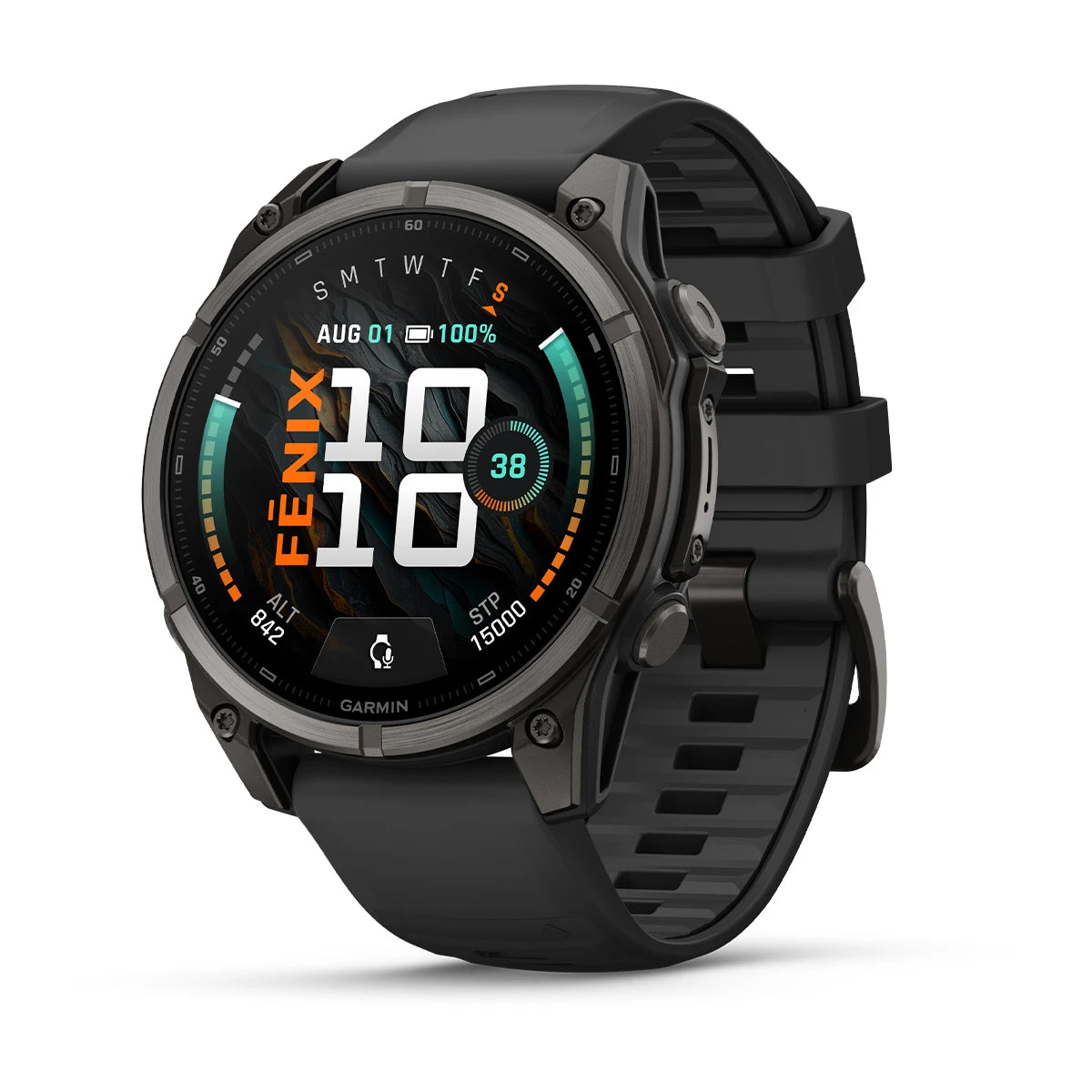 Fenix 9 47mm DLC kolgrátt/svart