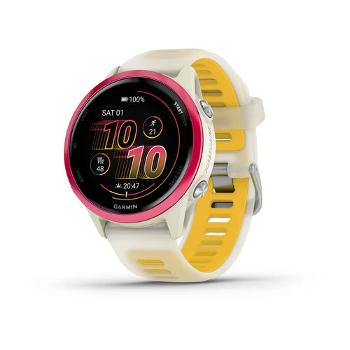 Forerunner 570 42mm beinhvítt/mangógult