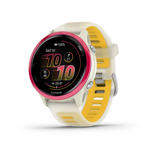 Forerunner 570 42mm beinhvítt/mangógult