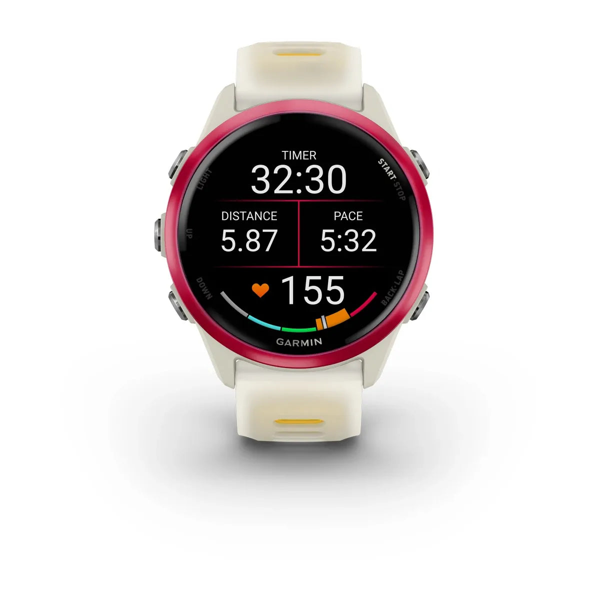 Forerunner 570 42mm beinhvítt/mangógult - mynd 6