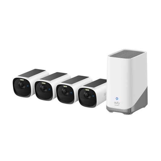 Eufy E40 4 myndavélar og HomeBase 3 í pakka