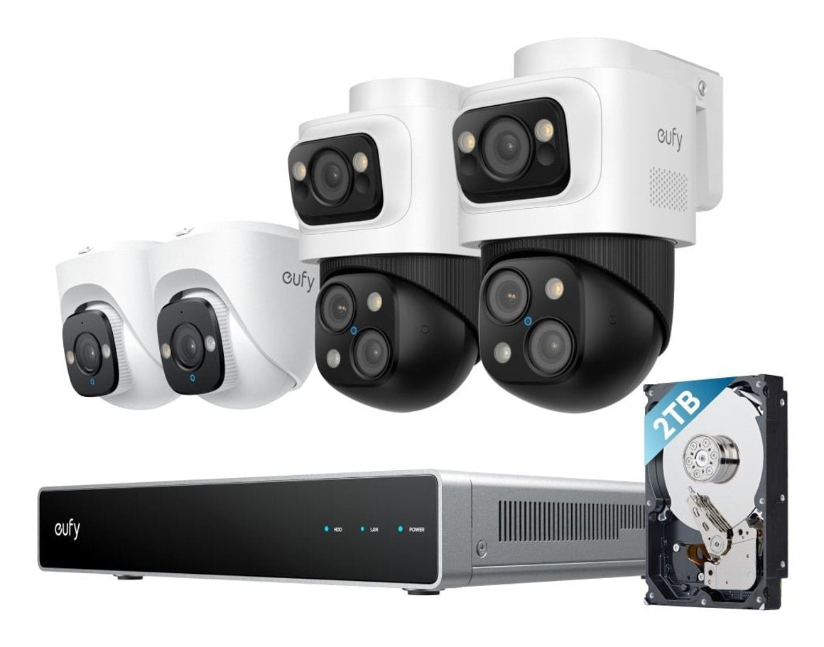 Eufy eufyCam S4 NVR pakki m/2x S4 og 2x E41