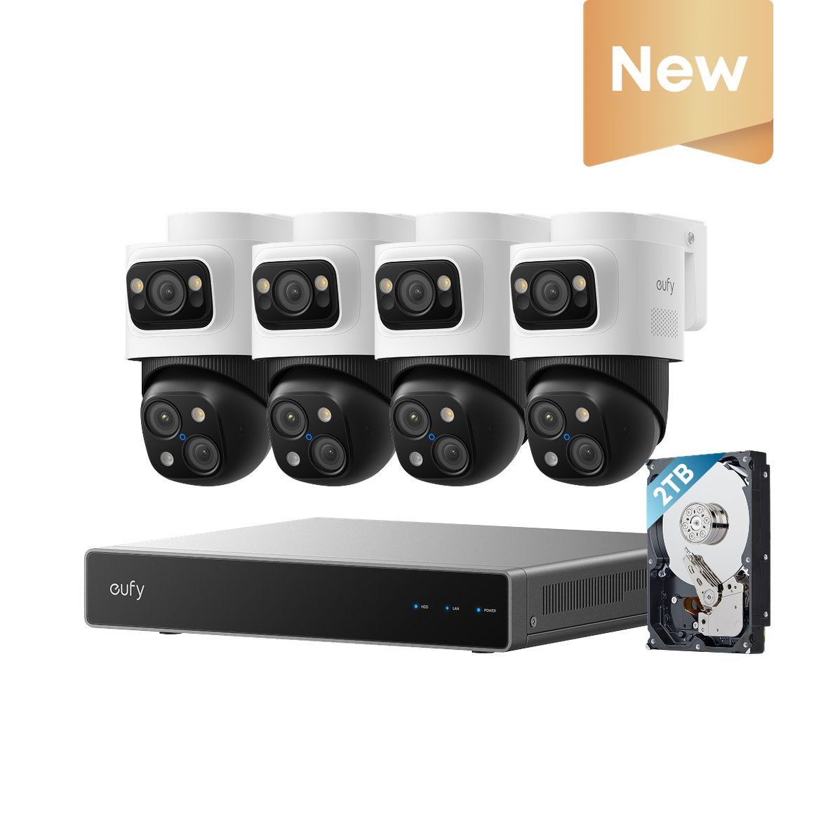 Eufy eufyCam S4 Max NVR pakki 4 POE PTZ