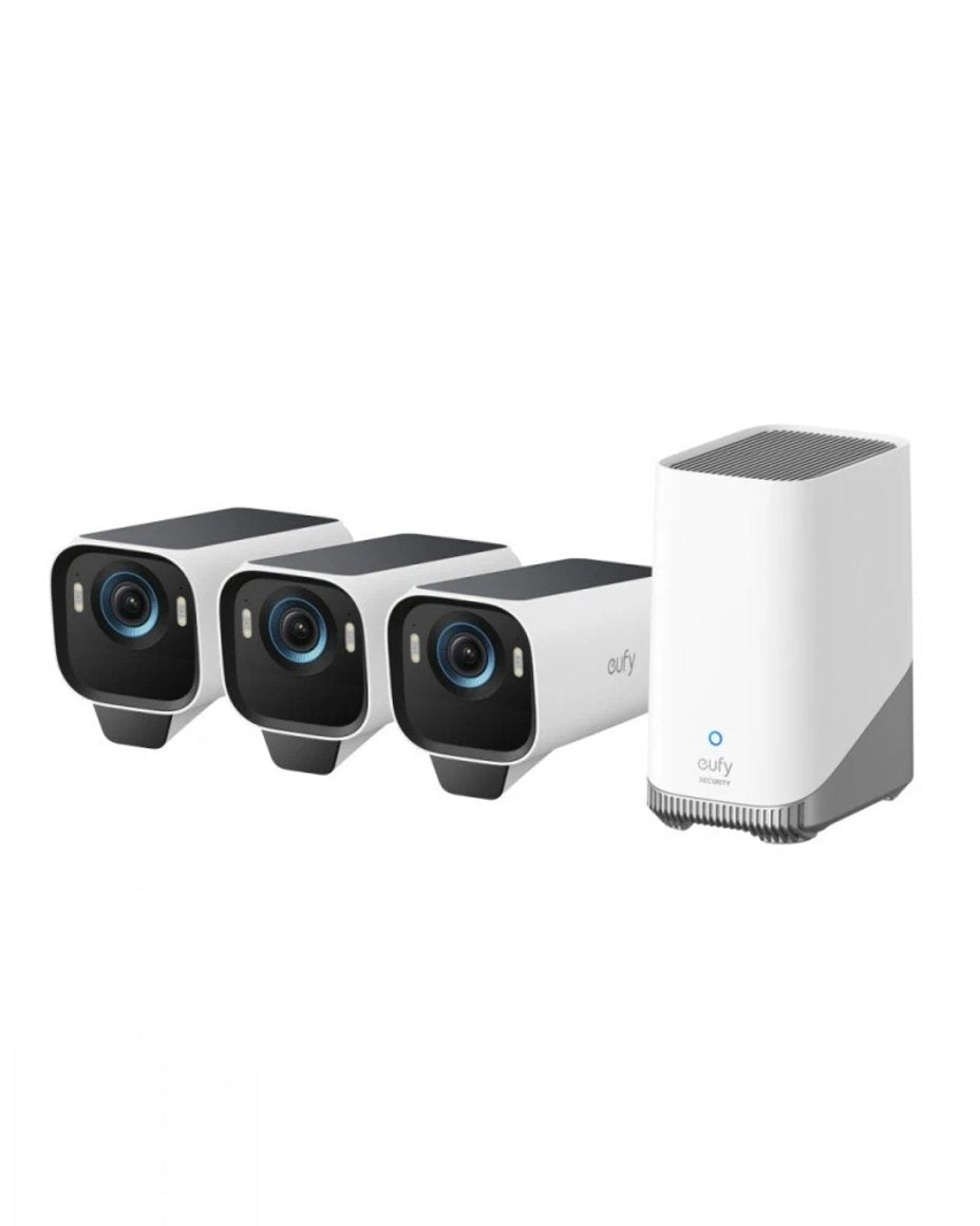 Eufy eufyCam S3 Pro Heimarstöðvarpakki 4K 3x1