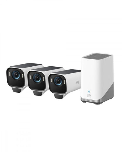 Eufy eufyCam S3 Pro Heimarstöðvarpakki 4K 3x1
