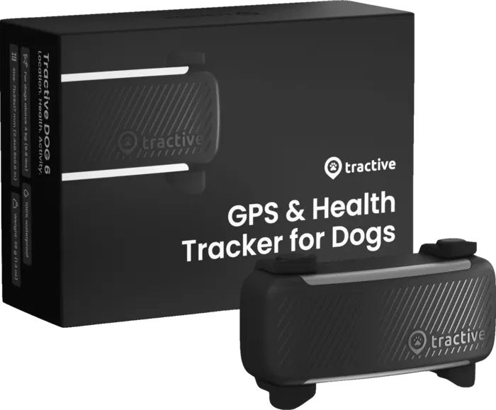 Tractive GPS Stðsetningartaki fyrir hunda, svart