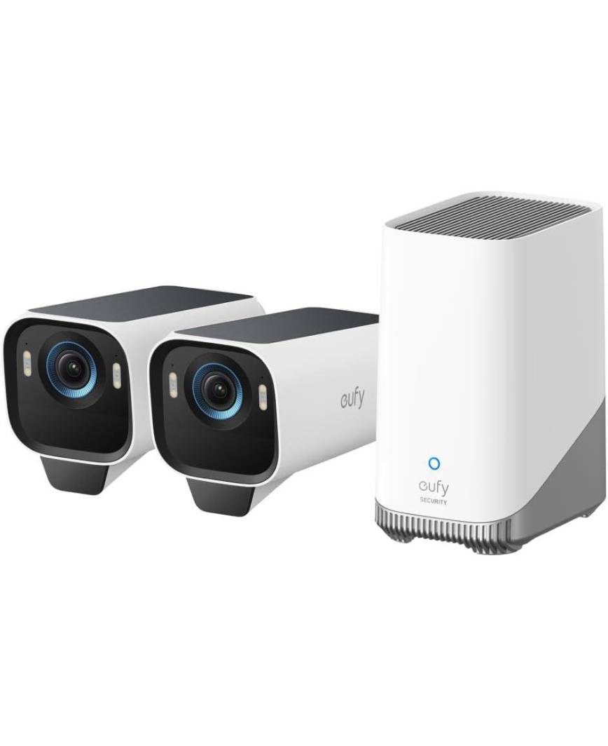 Eufy eufyCam S3 Pro Heimarstöðvarpakki 4K 2x1