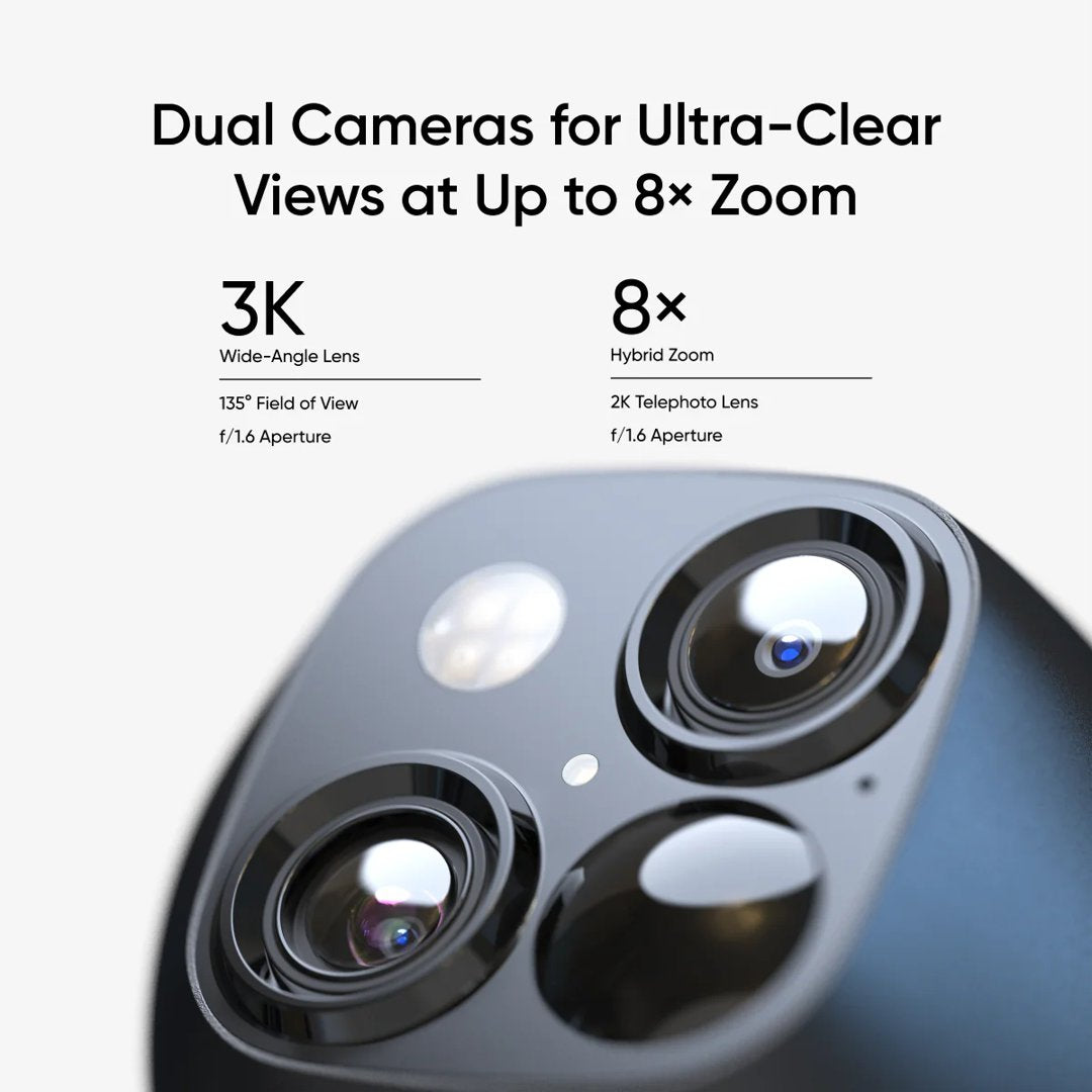 Eufy SoloCam S340 með sólarhleðslu pan & tilt