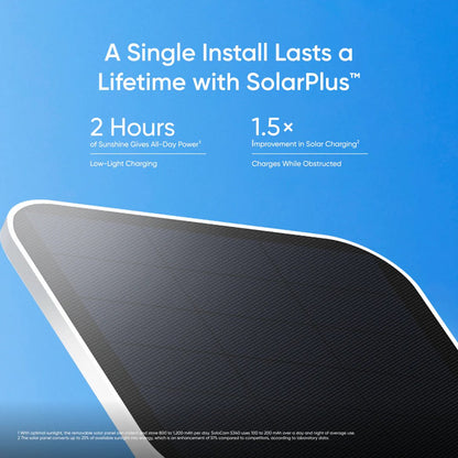 Eufy SoloCam S340 með sólarhleðslu pan & tilt