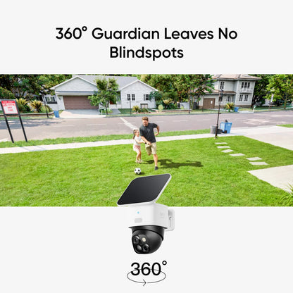Eufy SoloCam S340 með sólarhleðslu pan & tilt