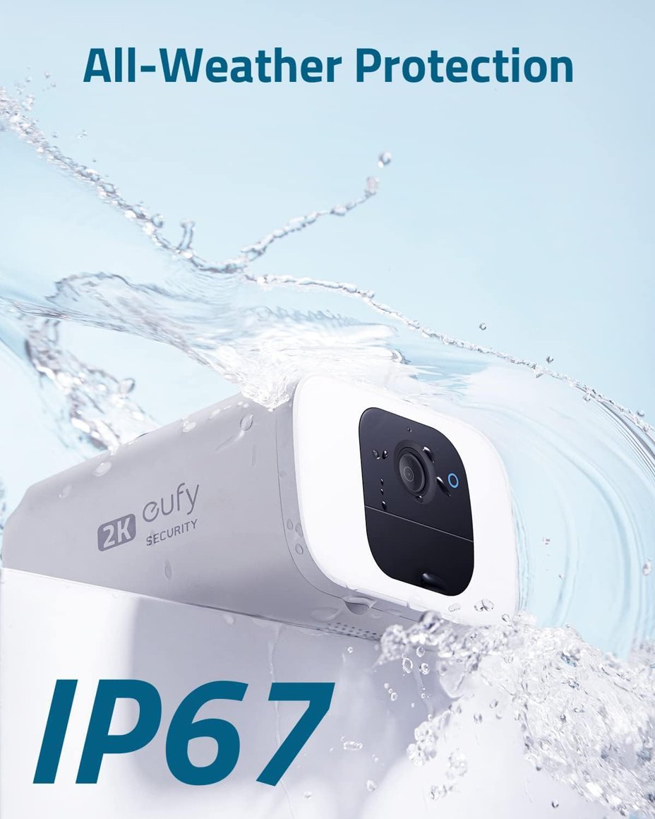 Eufy SoloCam S40 2K öryggismyndavél m/sólarhleðslu