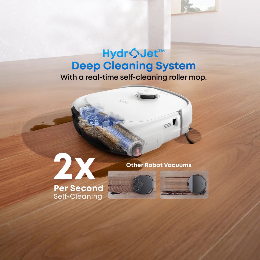Eufy Omni E25 Ryksuguvélmenni hvít