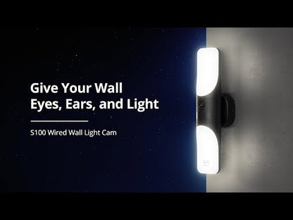 Eufy S100 víruð veggljósa 2K myndavél