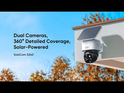 Eufy SoloCam S340 með sólarhleðslu pan & tilt